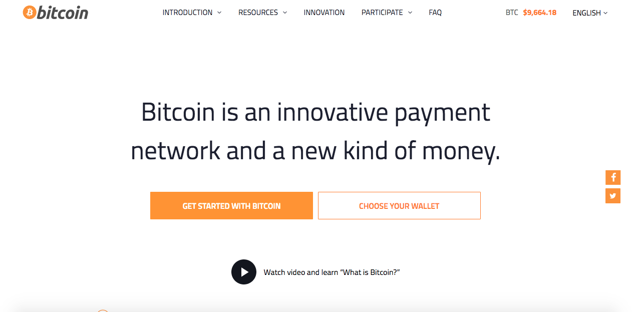 New Design of Bitcoin.org