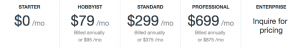 CoinMarketCap API Pricing