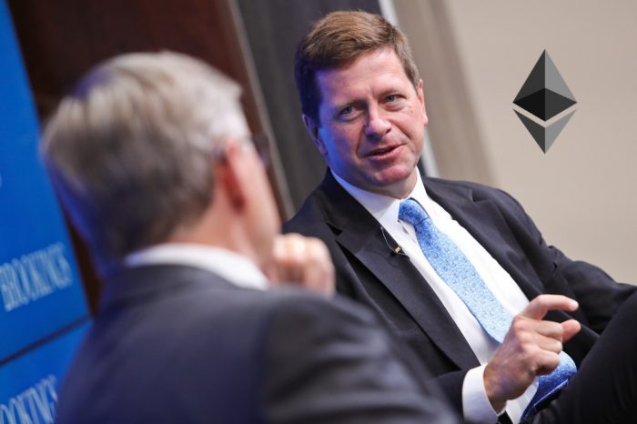 SEC Chairman Agrees with Hinman on Ethereum (ETH) and Cryptos like it not being Securities