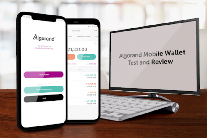 Algorand Mobile Wallet - Test and Review