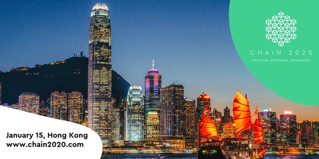 Over 10,000 Participants Expected to Attend Chain2020 Blockchain Initiatives Event in Hong Kong