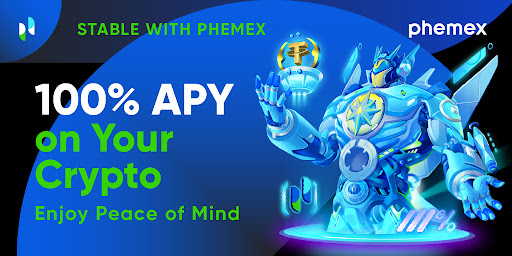 Phemex Launches 'Stable With Phemex' Campaign, Offering 100% APY on 7-Day Fixed USDT Deposits